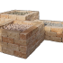 Splitton Combiwall 20X20X7,5 Mont Blanc