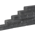 Pilestone Line 40X15X10 Coal