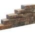 Pilestone Line  40X15X10 Walnut