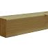 Douglas Geschaafde Paal Duplo Verlijmd 14x14x400cm. Groen Geïmpregneerd W31332