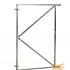 Stalen Deurframe Verstelbaar 120x155 cm. Vuurverzinkt 926782 =V