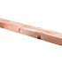 Douglas Afdeklat Geschaafd Douglas Scherm 8.5x4.2x180cm. Dak Model  Blank W06830  =V