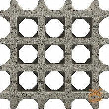 Aquadraintegel 30x30x8cm Gris