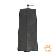 Betonpoer TAPS  Antraciet 15 x 18 x 50 cm.  Met Verstelbare  Plaat   1007874