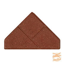 Bisschopsmuts Rood 8 cm.