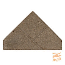 Bisschopsmuts Grijs 8 cm.