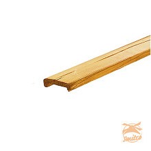 Grenen Afdekklat Met Sponning (5,1 cm) 1,9 x 7 x 181,5 cm. Platmodel Groen Geïmpregneerd. W06805 =V