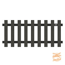 WPC De Luxe Tuinhek 80x180 Antraciet