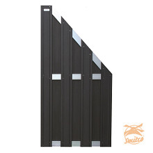 WPC Design Tuinscherm Afbouw ALU 90 x 180 Antraciet