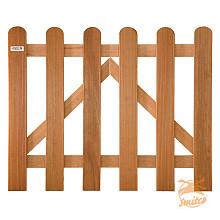 Hardhout Rechtpoortje Basic 60 x 100 cm.  06558