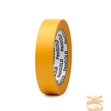 Afplaktape Oranje 25 mm. x 50 mtr.