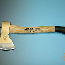Keukenbijl 800 gr. Fiberglassteel  43 cm.