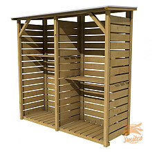 Haardhoutberging Twin 176 x 190 x 60 cm (HxBxD). W991023