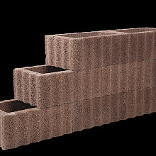 Rechthoekflor Bruin/Rood 40X60X25Cm