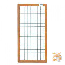 Hardhout Kaderscherm + 6 mm. Draadmat 90 x 180 cm.  06357