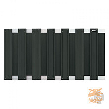 WPC Design Tuinscherm ALU 93 x 180 Antraciet 07938