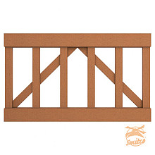 Tuinpoort Hardhout Colorado 60x100 cm