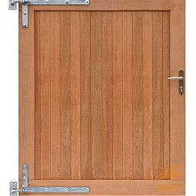 Hardhouten Dubbele Toegangspoort, Verticaal, 300 x 180 cm. incl. Beslag