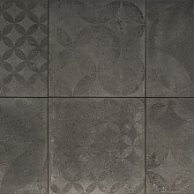 TRE Keramisch 60x60x3 Decor Concrete Graphite ( Let op! 4 verschillende motieven )