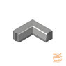 Opsluitband Hoekstuk Grijs