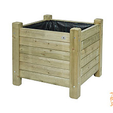 Bloembak Horst 80x80cm, 45mm, 72cm hoog