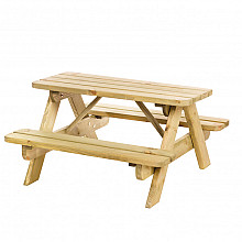 Junior Picknicktafel Björn, Bladmaat 90 x 38,5 cm.  W11018