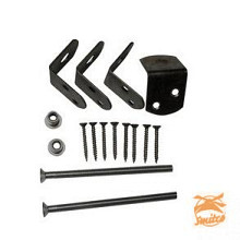 Betonschutting Unibeslagset Zwart LIGHT  7 cm.