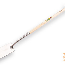 Zwanenhalsspade Atlas Diamant Gepolijst  Met Hickory Steel