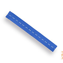 Riem Blauwe Elastiek 32x4 cm.