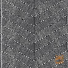 Romano Punto 40x8x8cm Grijs Zwart (Houd rekening met ca. 10% breuk)
