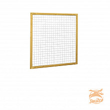 Betonijzer-Trellis Verzinkt In Raamwerk 180 x 180 cm.  Maas  7,5 x 7,5 cm.  W08317 =V