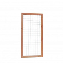 Douglas Betonijzer Trellis Maas 7,5 x 7,5 cm. In Raamwerk 4,5 x 7 cm. 90 x 180 cm. Blank W32055 =V