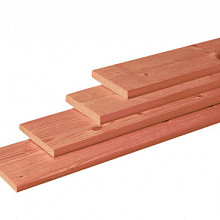 Douglas Planken Geschaafd 1,6 x 14 cm. Onbehandeld