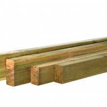 Gewolmaniseerde Regel/Ligger4,4x9,5x390 W06709 =V
