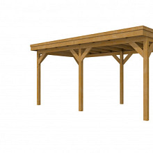 Douglasvision DHZ buitenverblijf 530 x 300 cm, groen geïmpregneerd.