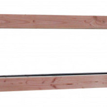 Douglas Vast Raam (Zijlicht) Prestige Met Dubbelglas 138,4 x 48,4 cm. Onbehandeld  1017098