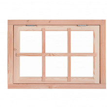 Douglas 6-Ruits Uitzetraam  90 x 70.3 cm