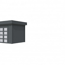 Hillhout Vuren Topvision Tuinhuis Bonte Specht 300 x 250 cm. Met Dubbele Deur