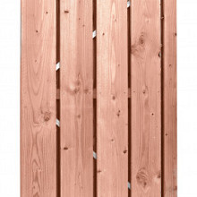 Douglas Fijnbezaagde Poort Op Stalen Frame 100 x 190 cm. Onbehandeld Plankbreedte 19 cm. W42050 =V
