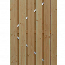 Douglas Geschaafde Poort Op Verstelbaar 100x190 cm. Groen Geïmpregneerd Plankbreedte 14 cm. W42056