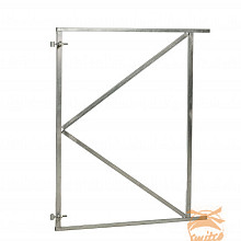 Stalen Poortframe Verstelbaar 150x155 (Beslag mee JA/NEE)  W07640 =V