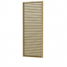 Hillhout Shutterscherm Excellent 90 x 224 cm. Zwart Gespoten 1054997