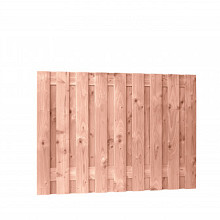 Geschaafd Douglas Scherm (19-pl.) 16 mm. 180 x 130 cm. Blank Plankbreedte 14 cm.  W42084 =V