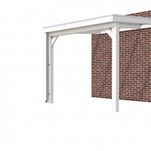 Hillhout vuren veranda Excellent 300, 312 x 310 cm, dakplaat helder