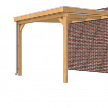 Hillhout douglas veranda Excellent 300, 312 x 400 cm, dakplaat opaal