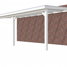 Hillhout vuren veranda Excellent 700, 712 x 360 cm, dakplaat helder