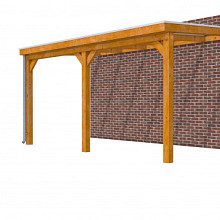 Hillhout douglas veranda Excellent 500, 512 x 310 cm, dakplaat helder