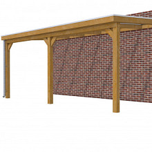 Hillhout douglas veranda Excellent 600, 612 x 310 cm, dakplaat helder