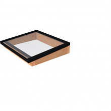 Lichtstraat Maat 120x100, Zwart Gecoat Frame, Frame Basis In Douglashout  Kleurloos Geïmpregneerd  1024241-01