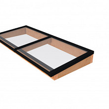 Lichtstraat Maat 235x100 Zwart Gecoat Frame, Frame Basis In Douglashout  Kleurloos Geïmpregneerd  1024242-01